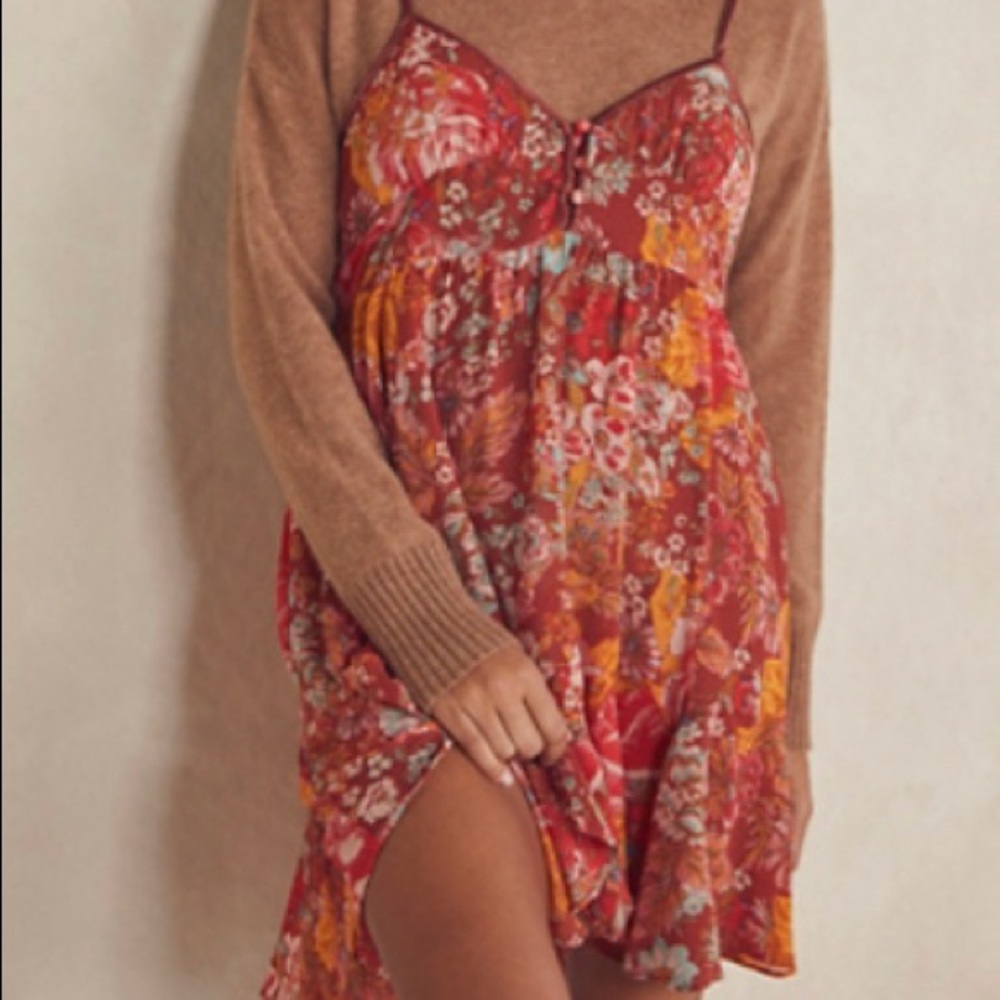 Free People Run Away Trapeze Slip